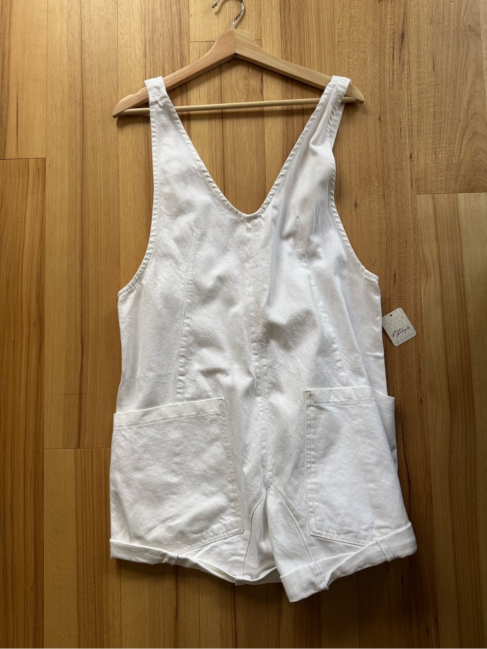Free people white romper NWT